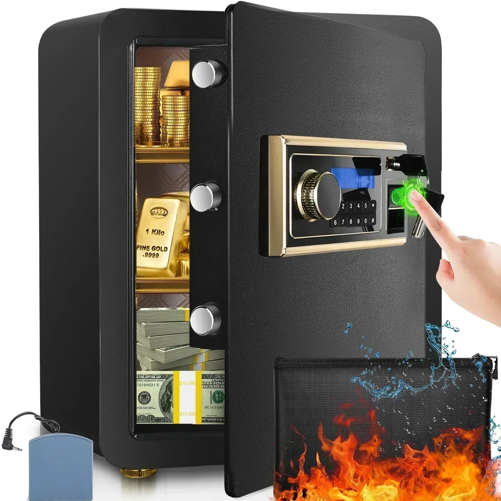 Best Biometric Safe Lockers For Home Security in 2025 - Kashif Steel