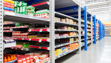 Supermarket racking system 