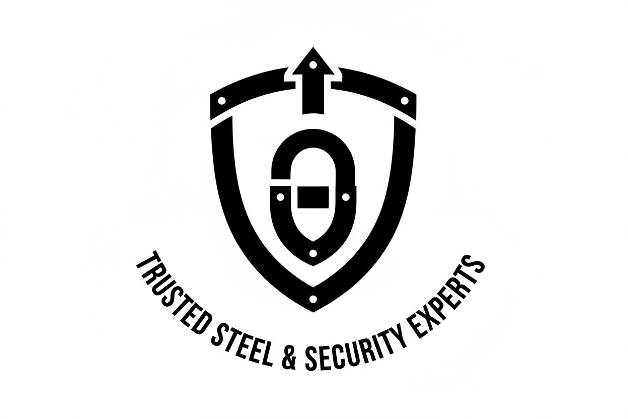 1. Trusted Steel & Security Experts CREATE ICON IN BLACK COLOUR
