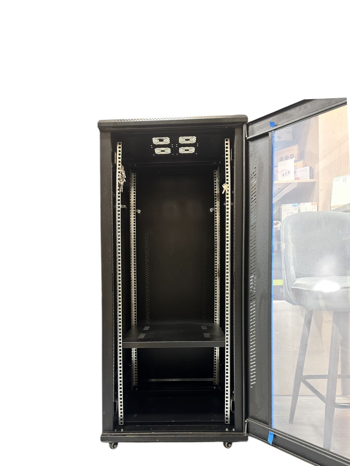22U Free Standing Server Rack Cabinet with spacious interior for equipment storage