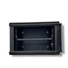 6U Wall Mount Server Rack Cabinet by Kashif Steel Products featuring a secure lock and transparent door