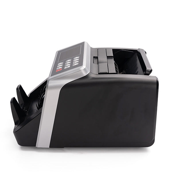Multi Currencies 0721B Bill & Cash Counting Machine in sleek black design with user-friendly interface