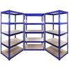 KSPSafe&Vault shelving units with multiple shelves holding paint cans and containers buy light duty racks online
