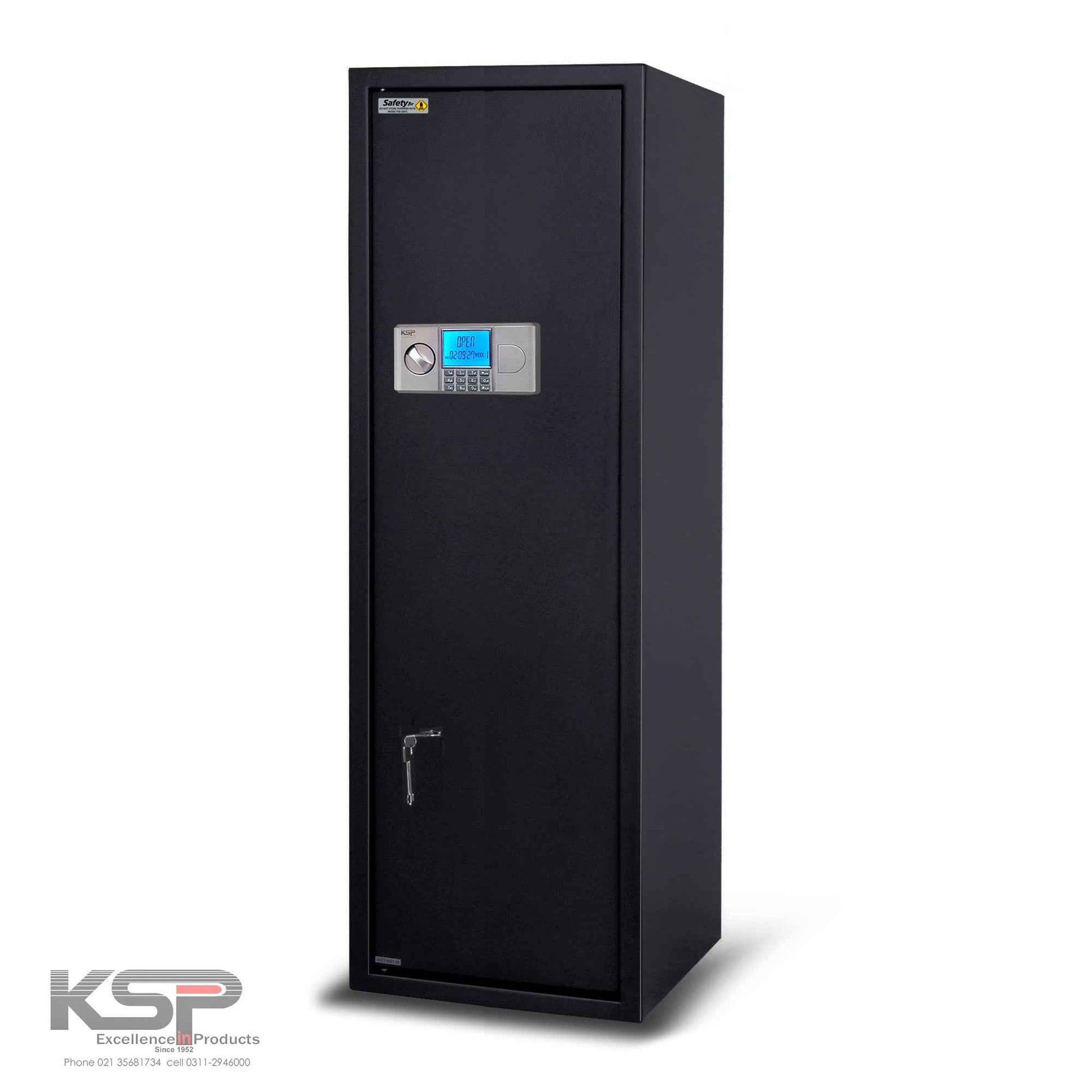 KSP Safe&Vault Digital Lockers ED-200 Gun Safe in black with digital keypad and secure lock