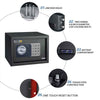 KSP Digital Locker EGN-20 black security safe with digital keypad and manual lock