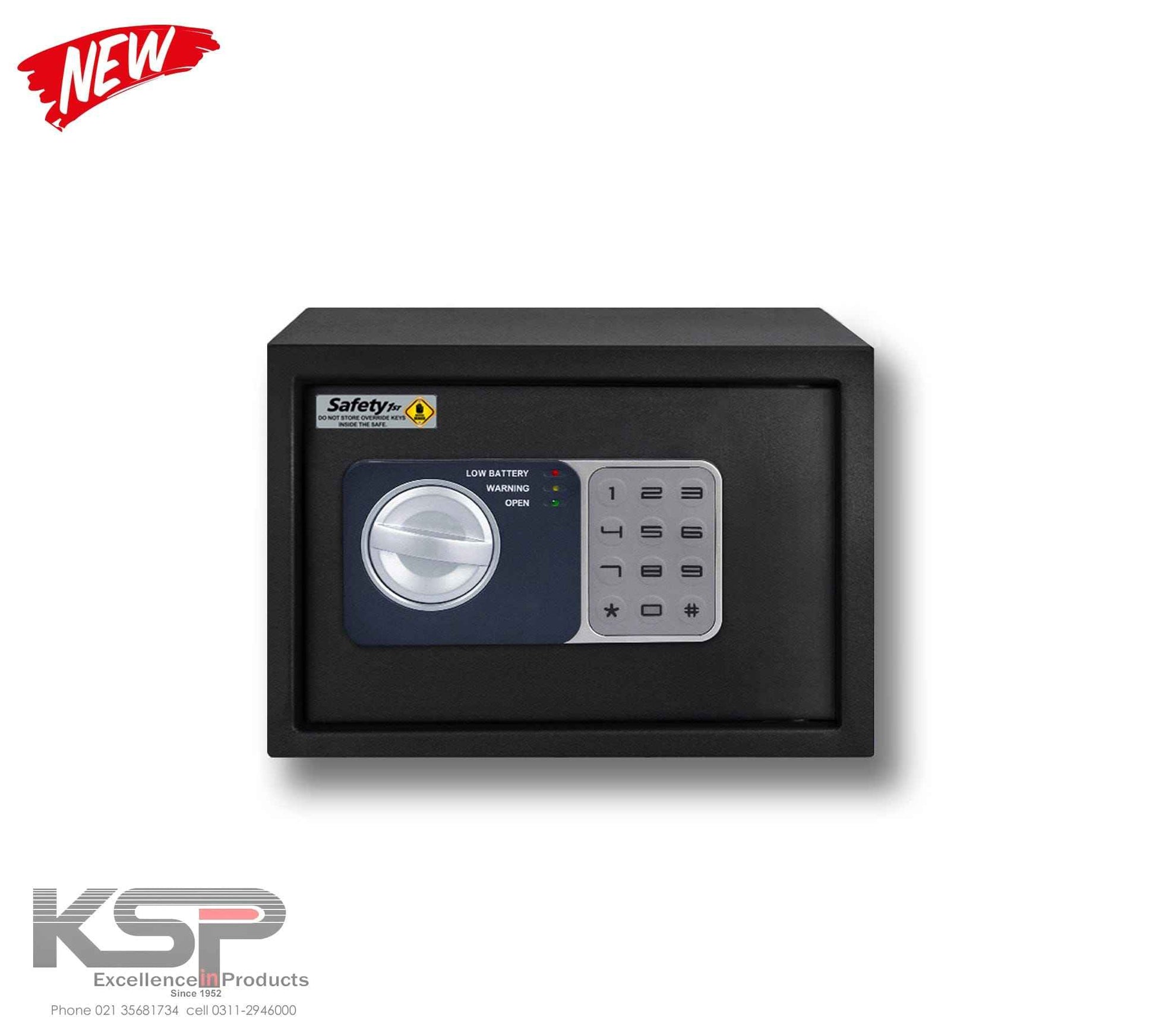 KSP digital locker EGN-20 black security safe with keypad and secure locking system