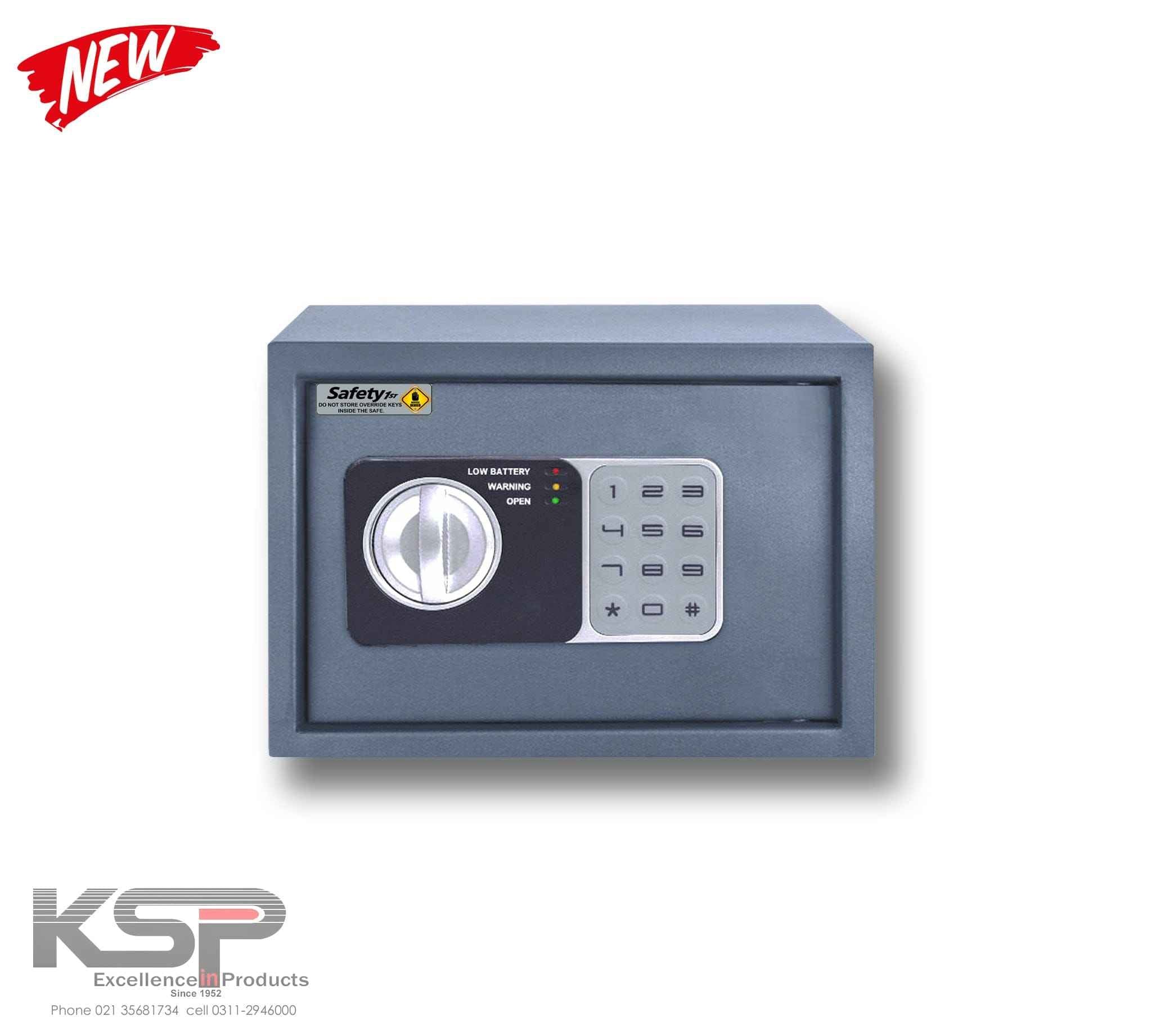 KSP Digital Locker EGN-20 security safe with electronic keypad and silver turn handle