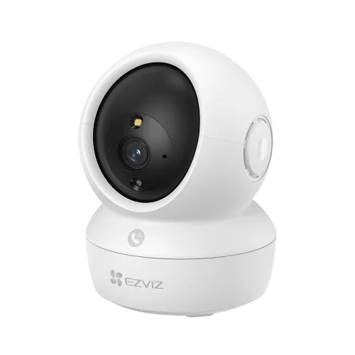 EZVIZ H6c Indoor Security Camera with 1080p HD Video in White for Home Surveillance
