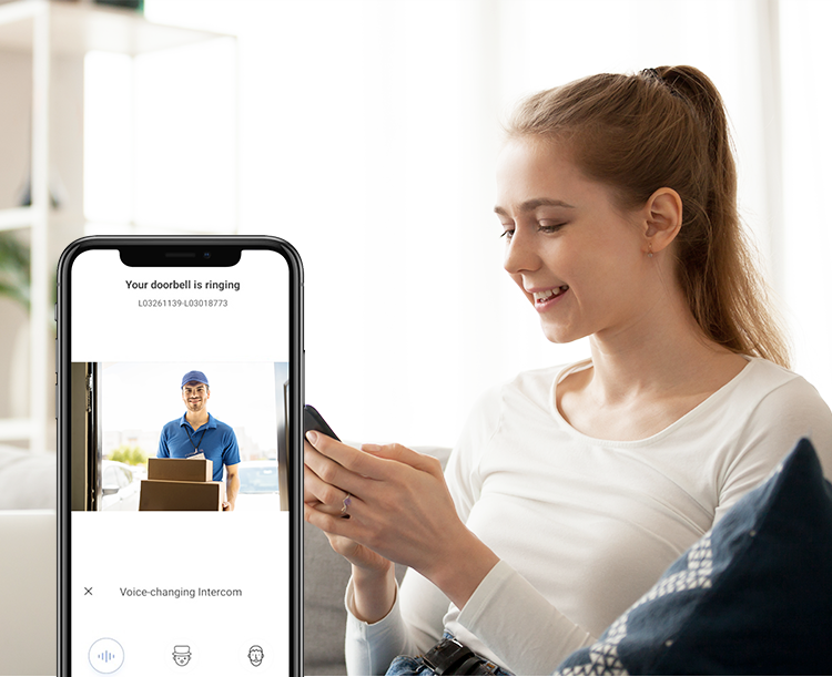 EZVIZ HP5 1080p Smart video Doorphone with voice-changing intercom feature