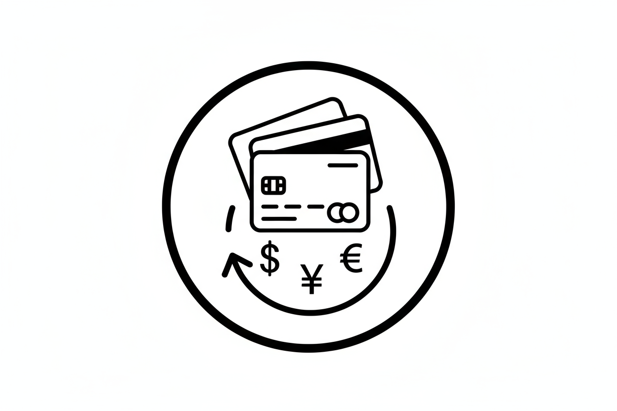 flexible payment icon in black colour