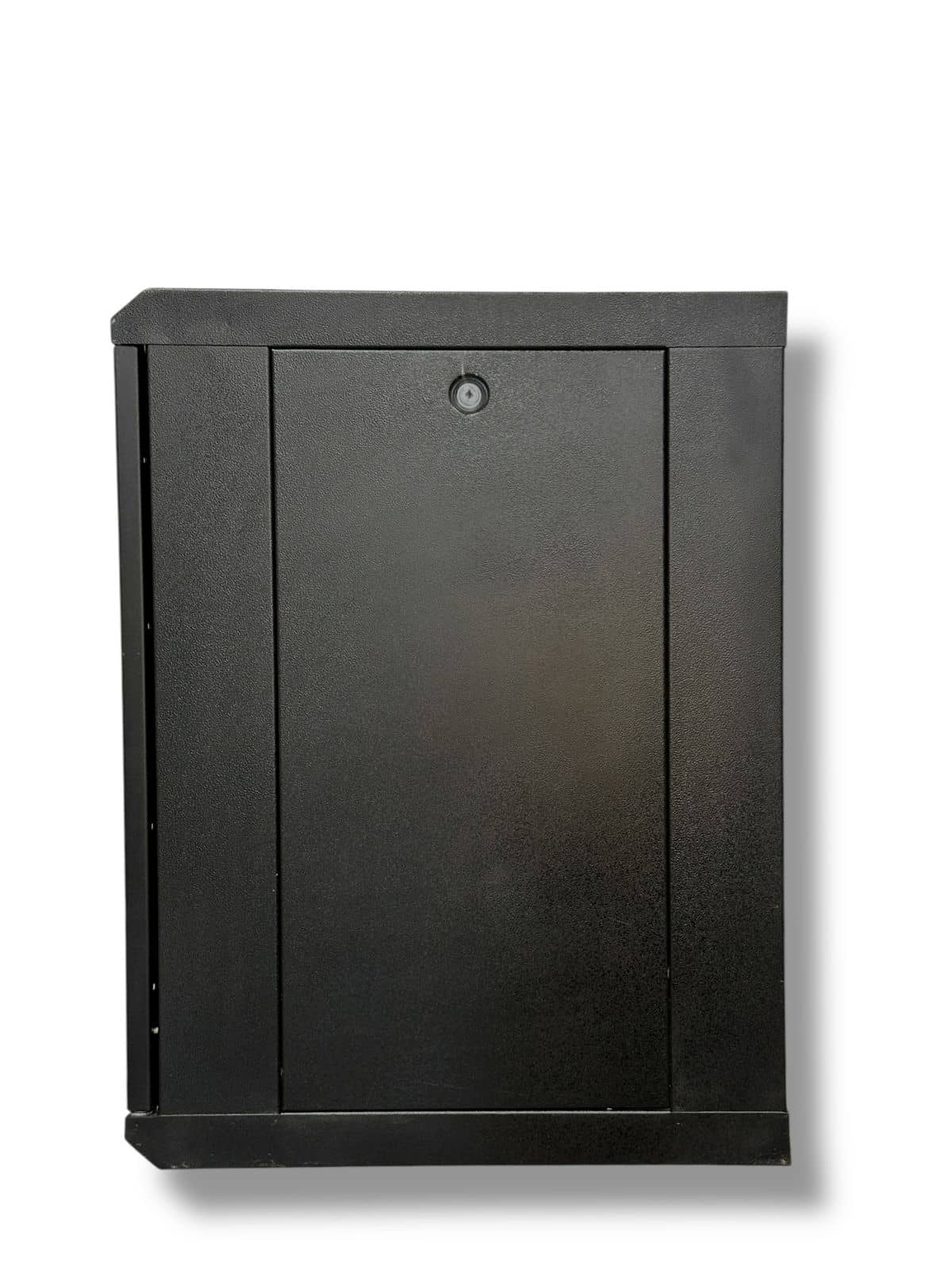 12U Wall Mount Server Rack Cabinet in Black for Organized Network Equipment Storage