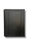 Kashif Steel Products 12U Wall Mount Server Rack Cabinet with Clear Glass Door for Easy Access