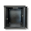 Kashif Steel Products 12U Wall Mount Server Rack Cabinet with Clear Glass Door for Easy Access