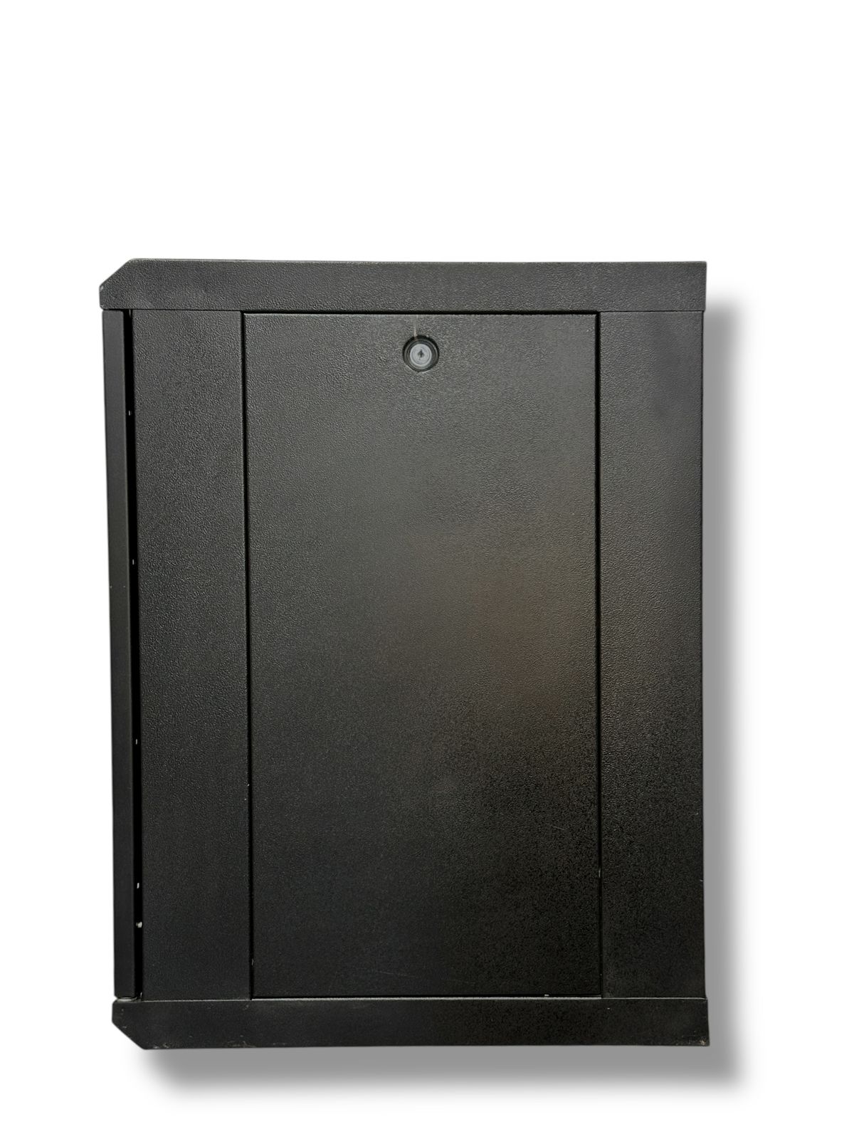 15U Wall Mount Server Rack Cabinet in Black for Organized Network Equipment Storage