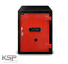 Bio-Metric Safe FRB-28 red door black body security safe with electronic keypad and fingerprint lock