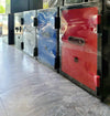 Bio-Metric Safe FRB-28 red door black body security safe with electronic keypad and fingerprint lock