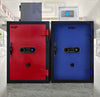 Bio-Metric Safe FRB-28 red door black body security safe with electronic keypad and fingerprint lock