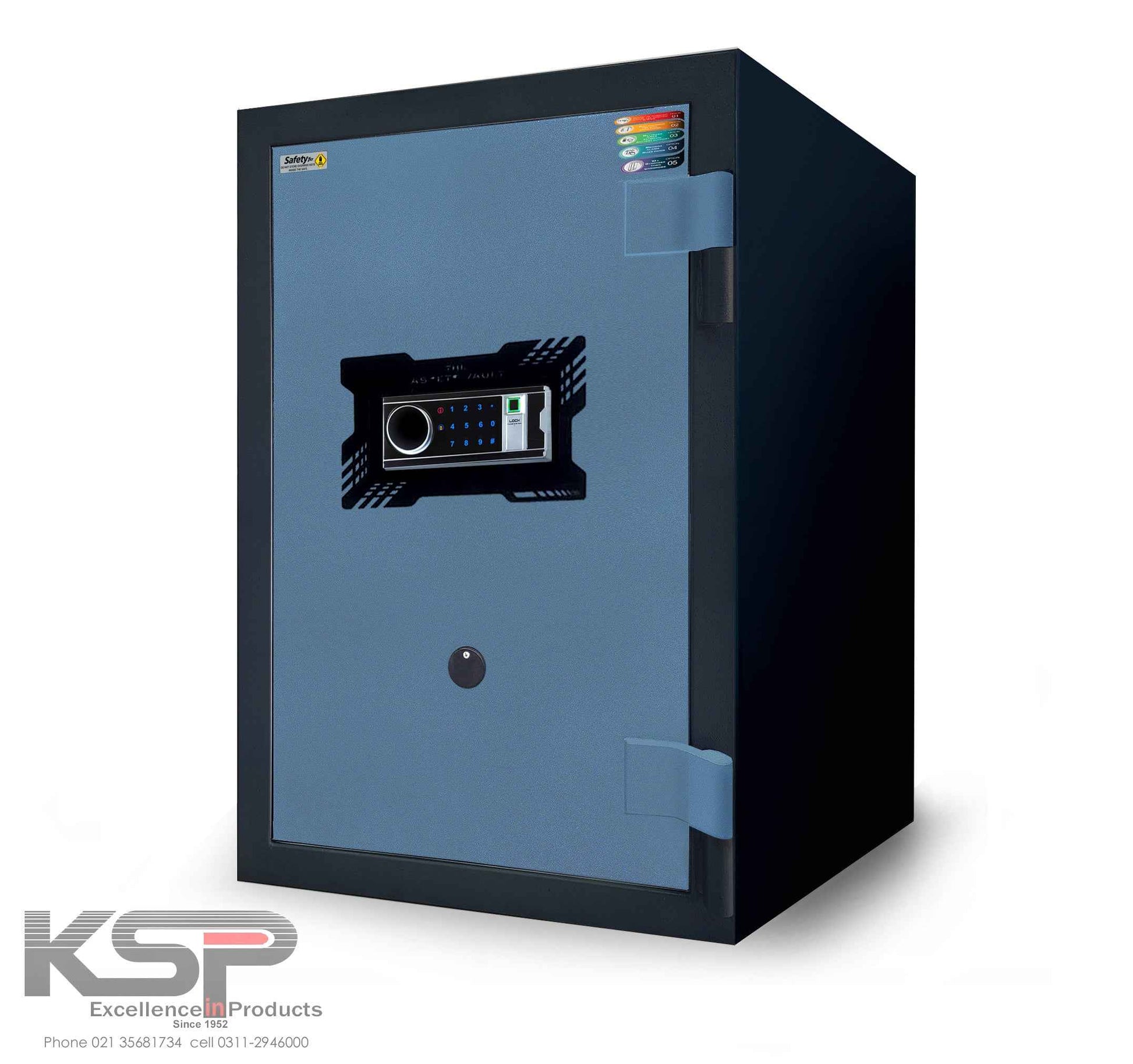 KSP Bio-Metric Safe FRB-N36 with digital keypad and robust security features for secure storage