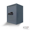 KSPSafe Vault gray security safe with keypad fingerprint sensor and turn knob Digital Biometric Locker EBN-50