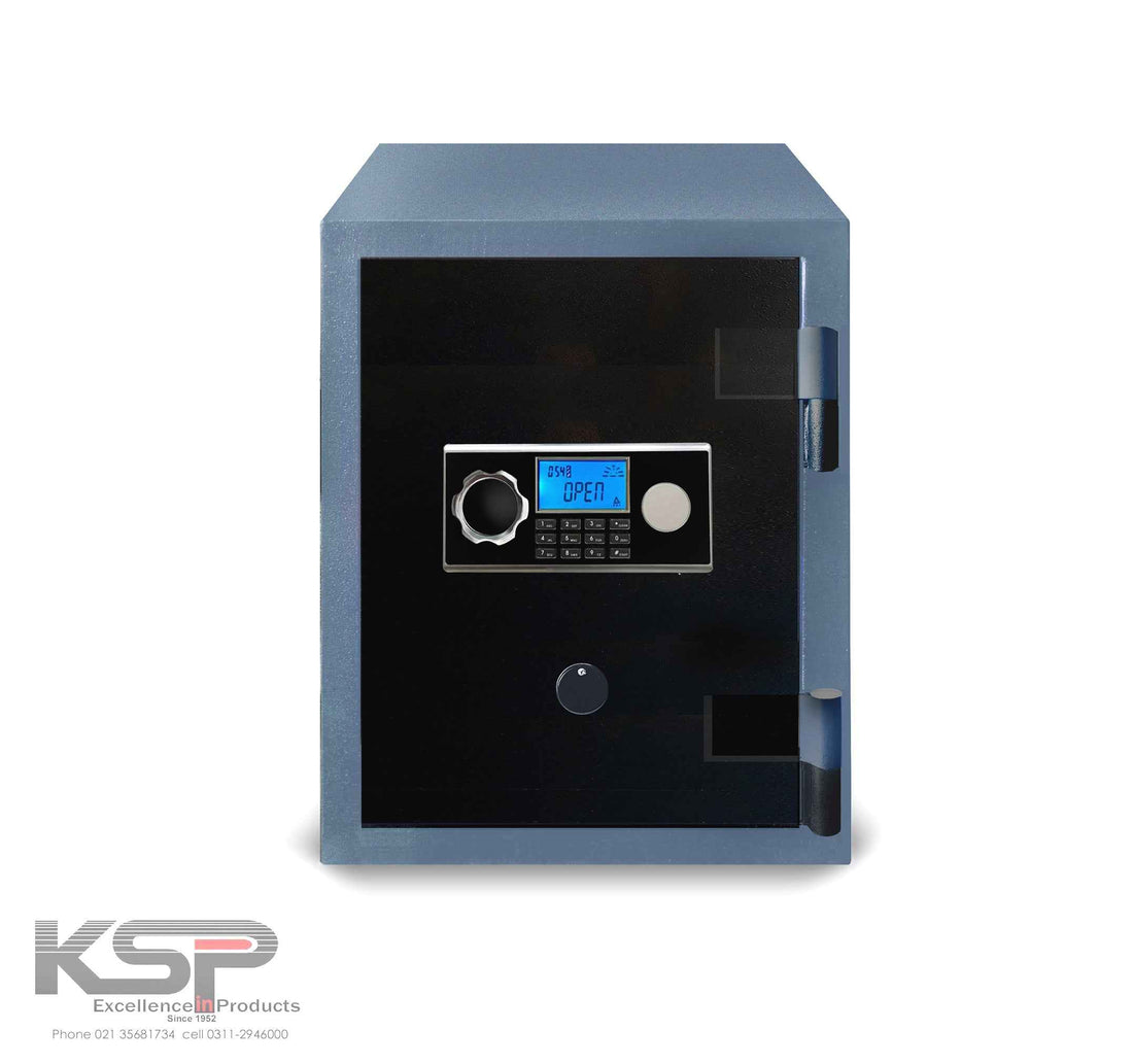 KSP security safe Digital Fire Resistence FRD-24 steel safe with electronic keypad dial and blue LCD display