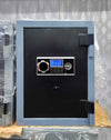 KSP red and black security safe with digital keypad key lock and solid hinges Digital Fire Resistence FRD-24