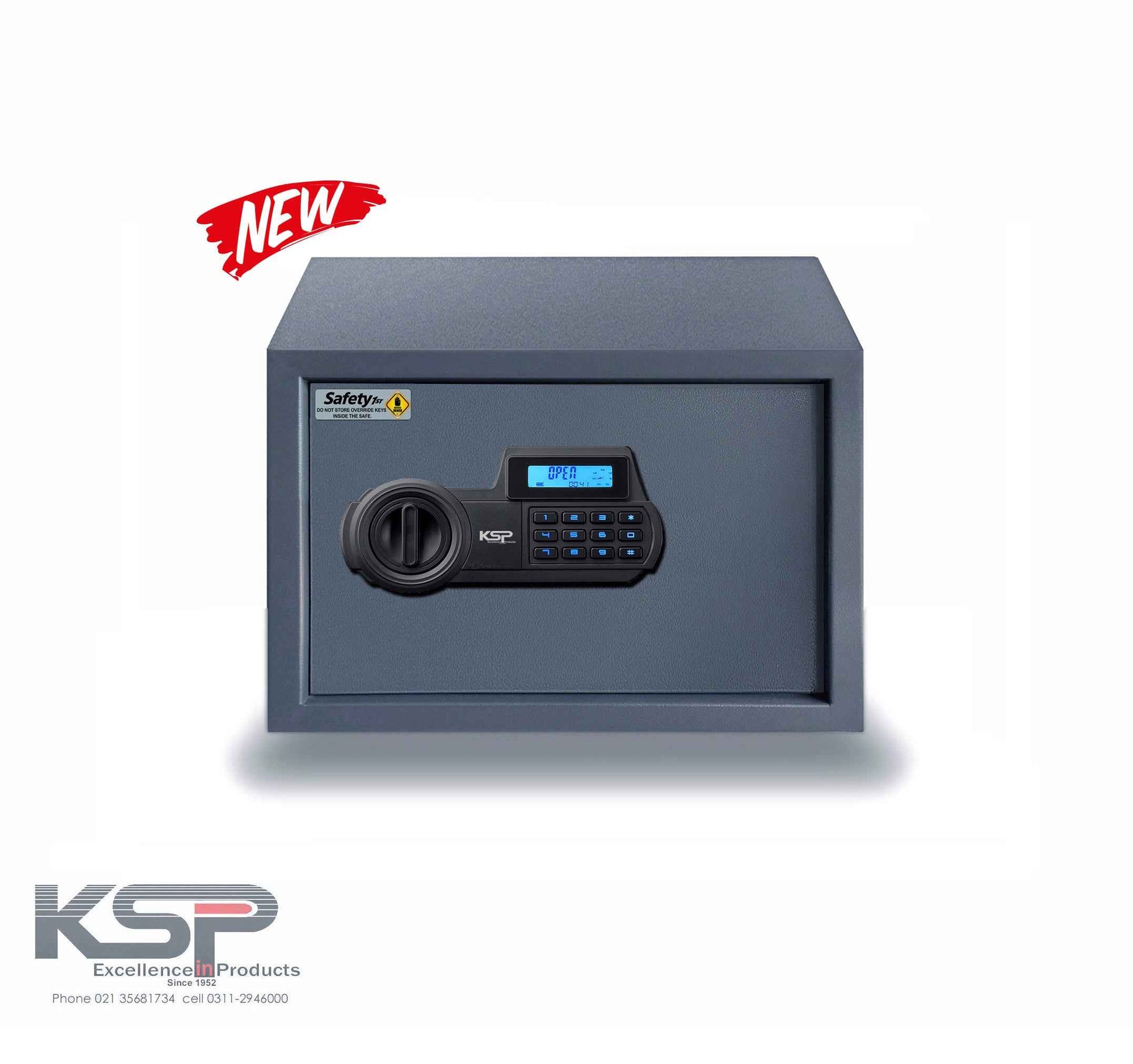 KSP Digital Locker ECN-25 electronic security safe with keypad and rotary handle for home or office