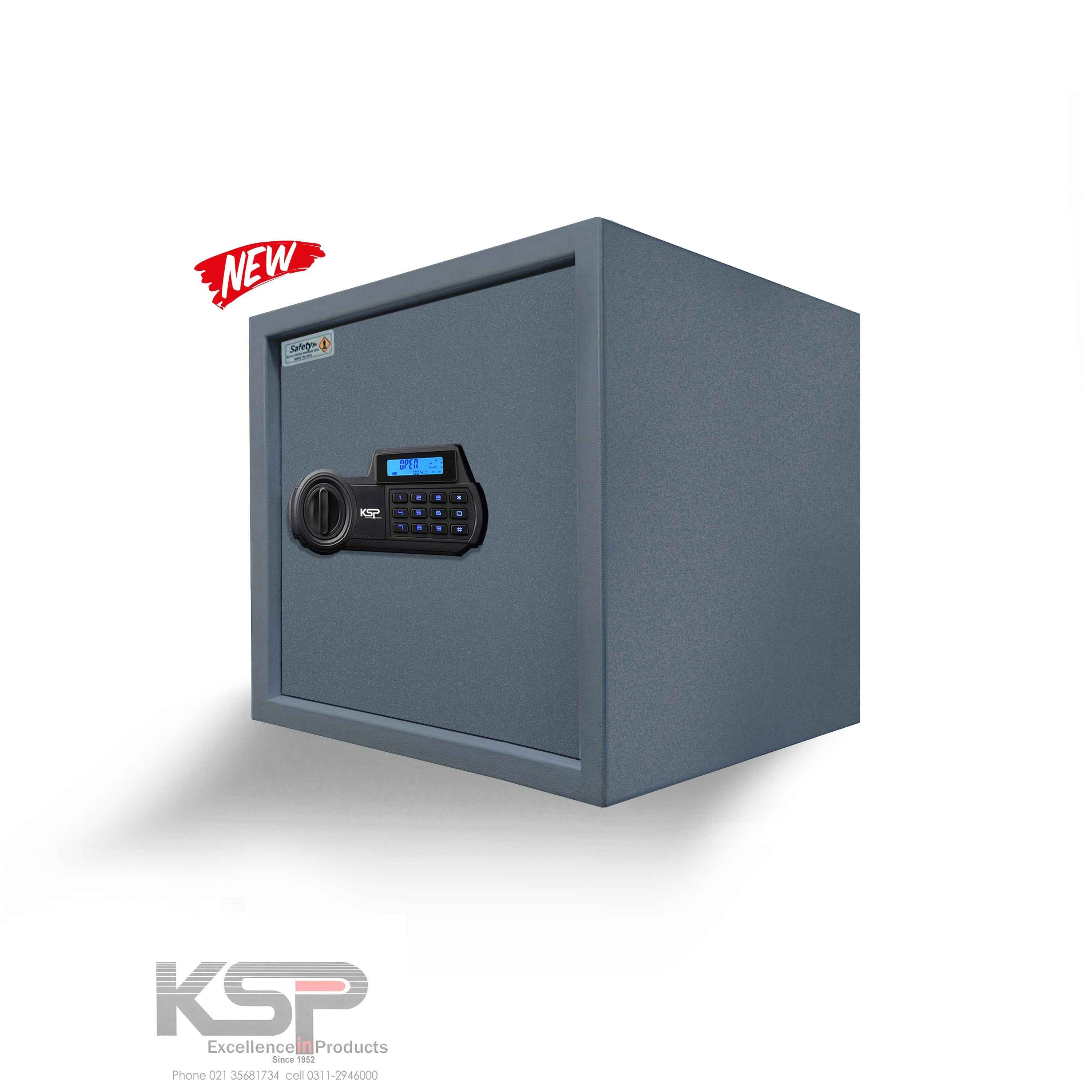 KSPSafe&Vault Digital Locker ECN-30 gray security safe with electronic keypad lock