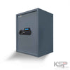 KSPSafe&Vault Digital Locker ECN-50 security safe with electronic keypad and digital display in gray
