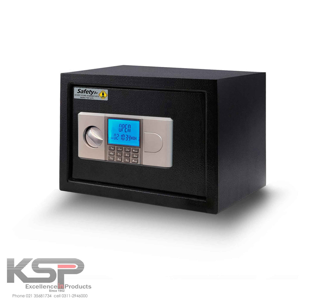 KSPSafe&Vault Digital Locker ED-25 black electronic safe with keypad and digital display