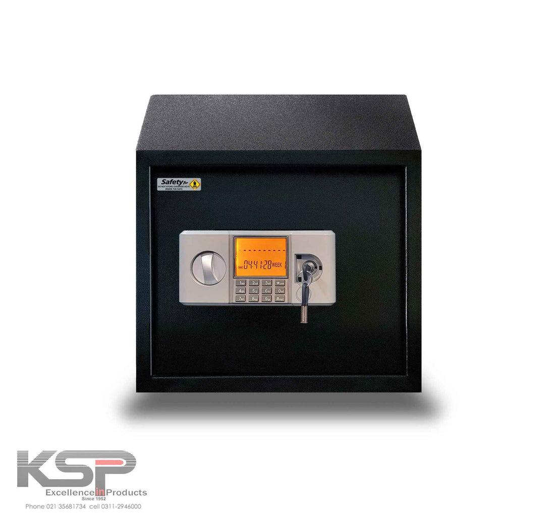 KSPSafe&Vault Digital Locker ED-30 gray security safe with digital keypad and display