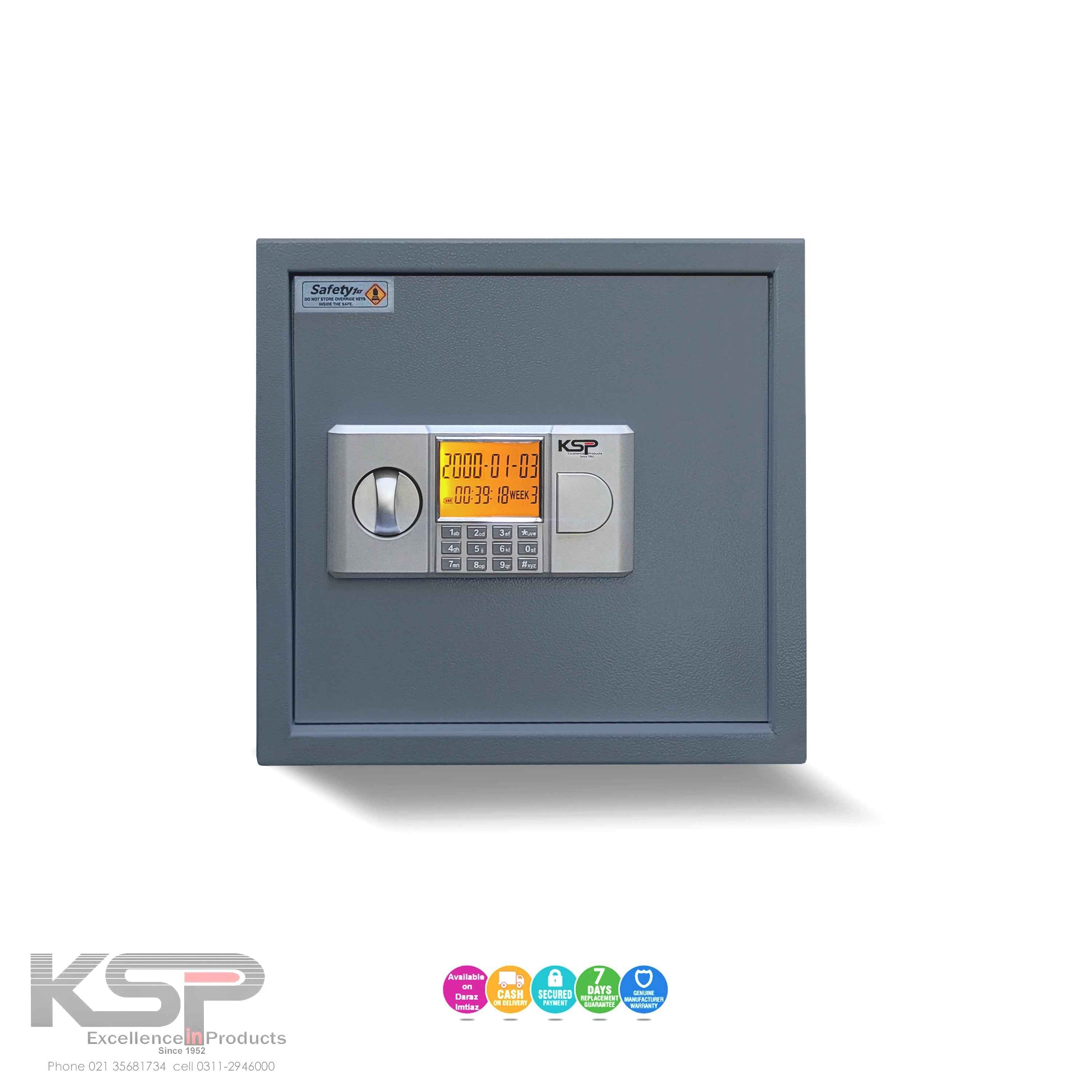 KSPSafe&Vault Digital Locker ED-30 security safe with digital keypad and display lock