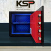 KSPSafe&Vault Digital Locker ED-30 black security safe with digital keypad and key lock