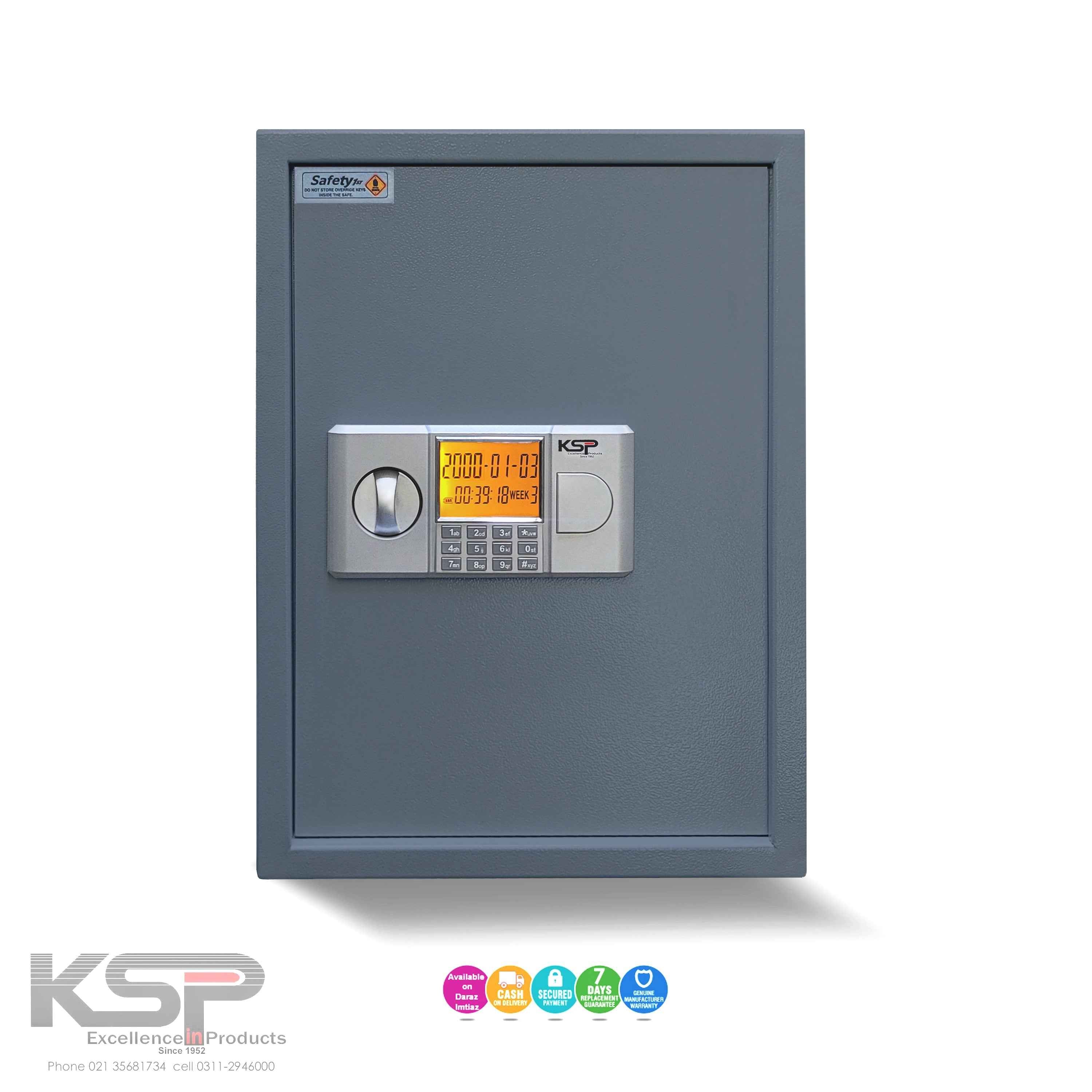 KSPSafe&Vault Digital Locker ED-50 security safe with electronic keypad and digital display