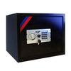 KSPSafe&Vault Digital Locker EG-30 black security safe with electronic keypad and rotary handle
