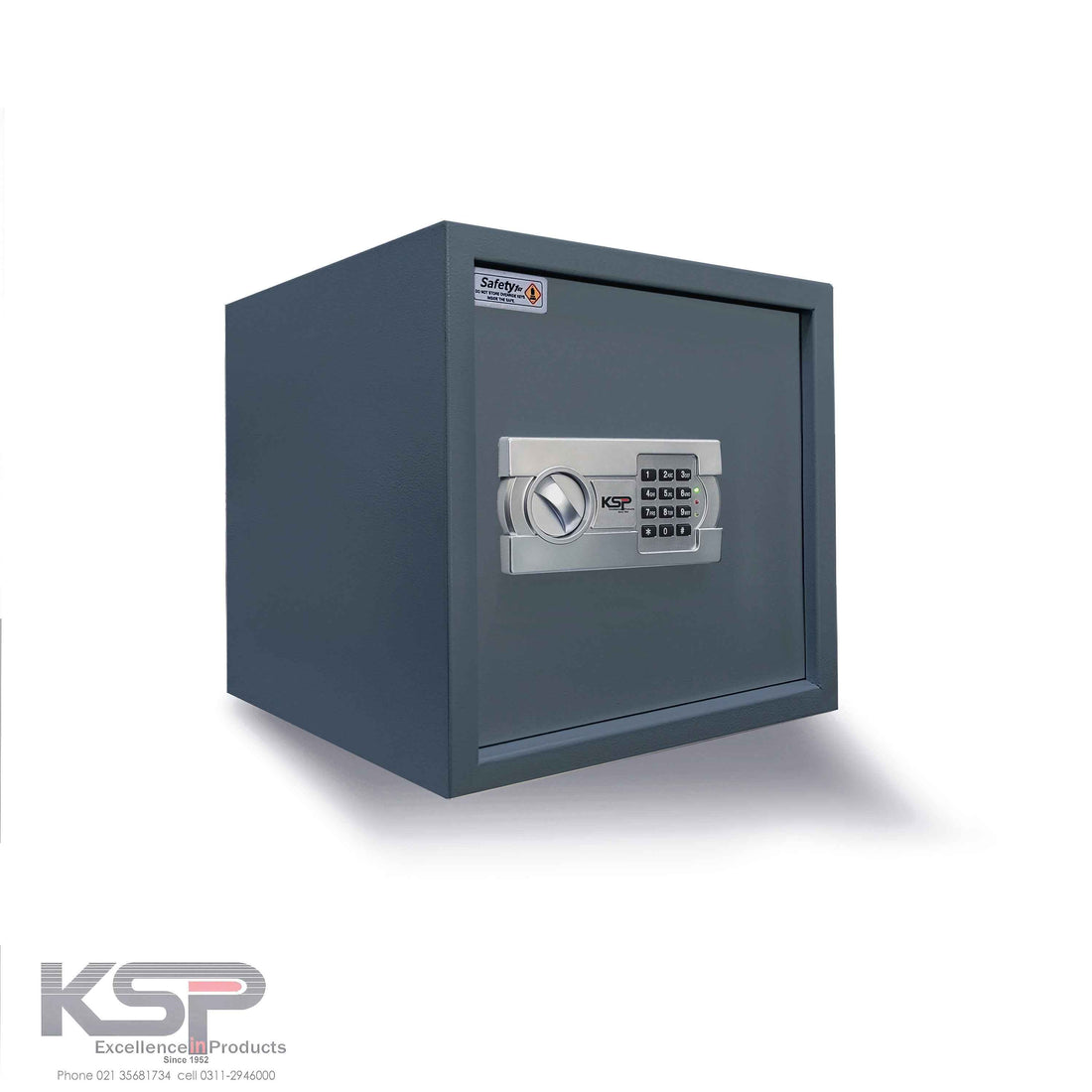 KSPSafe&Vault Digital Locker EG-30 security safe with electronic keypad lock in gray 