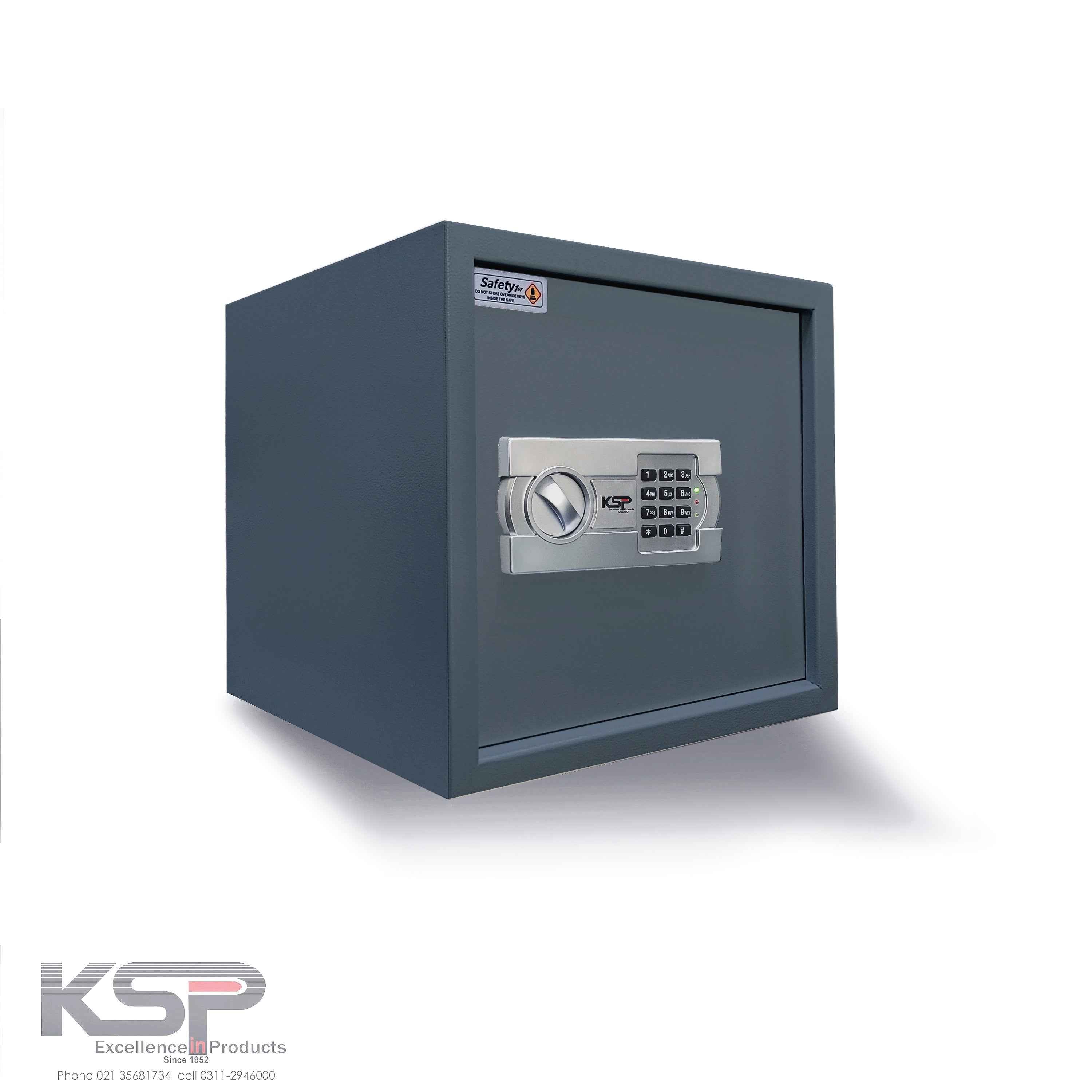 KSPSafe&Vault Digital Locker EG-30 security safe with electronic keypad lock in gray 