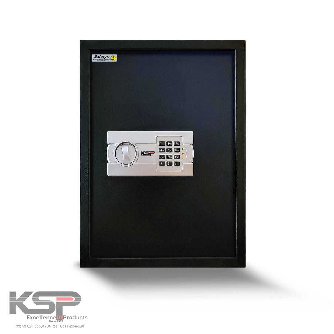 KSPSafe&Vault Digital Locker EG-50 black security safe with electronic keypad lock