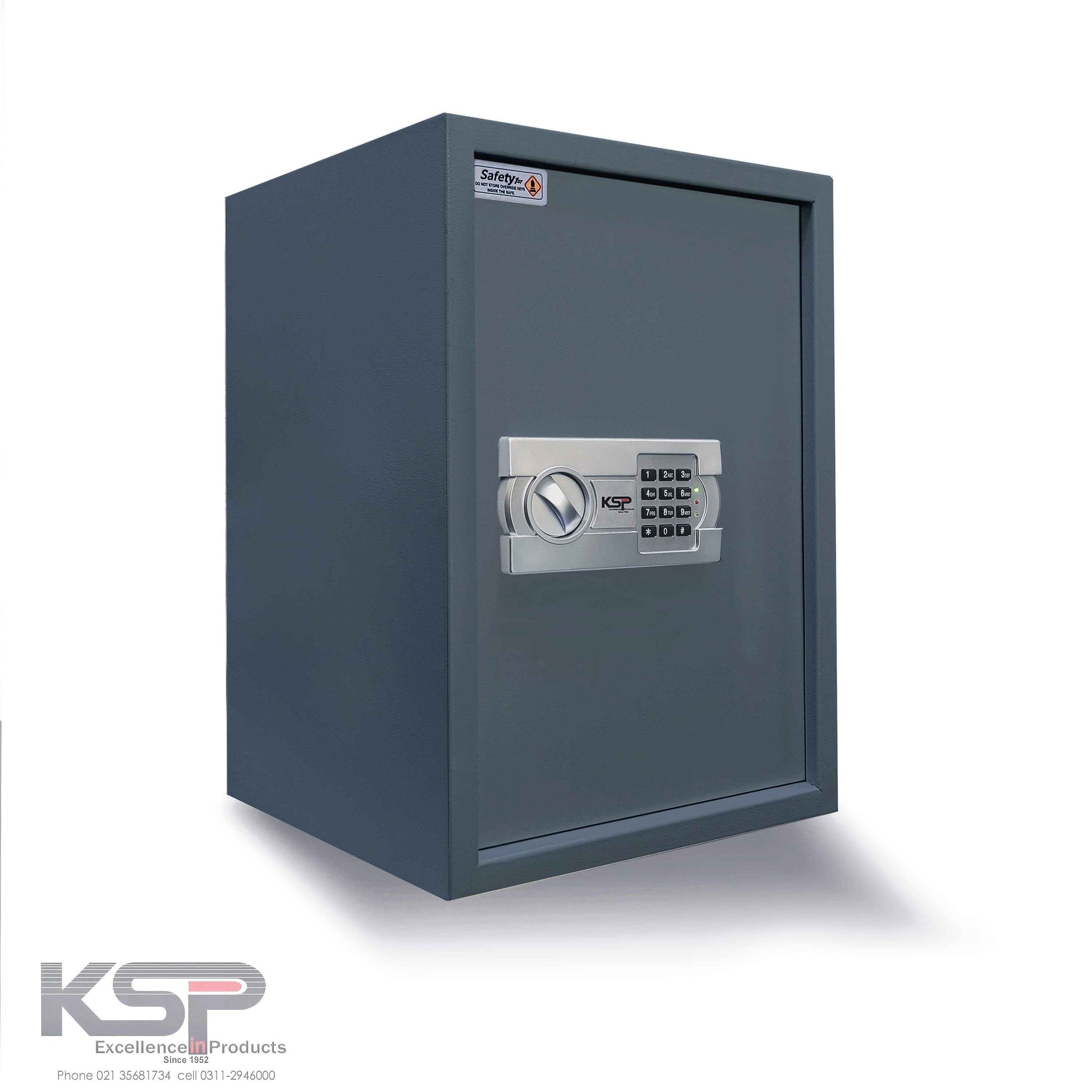 KSPSafe&Vault Digital Locker EG-50 security safe with electronic keypad and steel construction