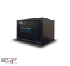 Black compact security safe with electronic keypad and rotary handle Digital Locker EGN-25 for home use