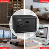 KSP Digital Locker EGN-25N security safe with digital keypad and safety lock in gray