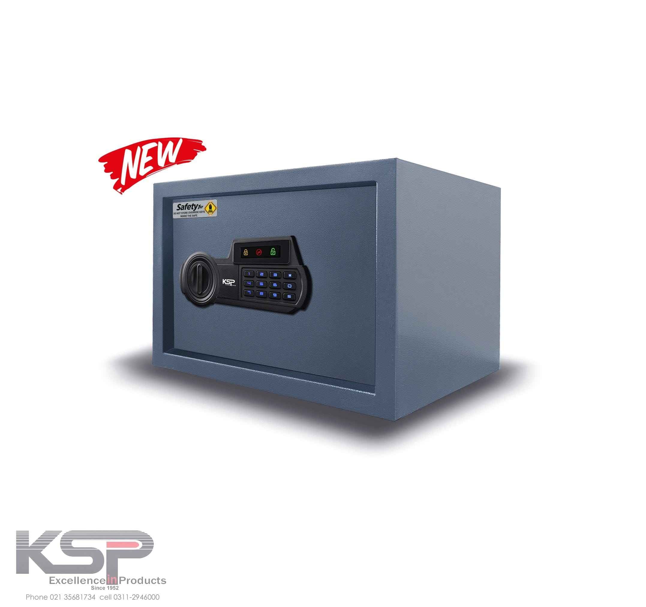 KSP Digital Locker EGN-25N security safe with electronic keypad lock and sturdy steel construction