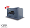 KSP Digital Locker EGN-25N security safe with digital keypad and safety lock in gray