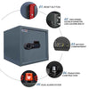 KSPSafe&Vault Digital Locker EGN-30N security safe with electronic keypad and durable steel construction