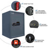 KSPSafe&Vault Digital Locker EGN-50N gray security safe with electronic keypad lock
