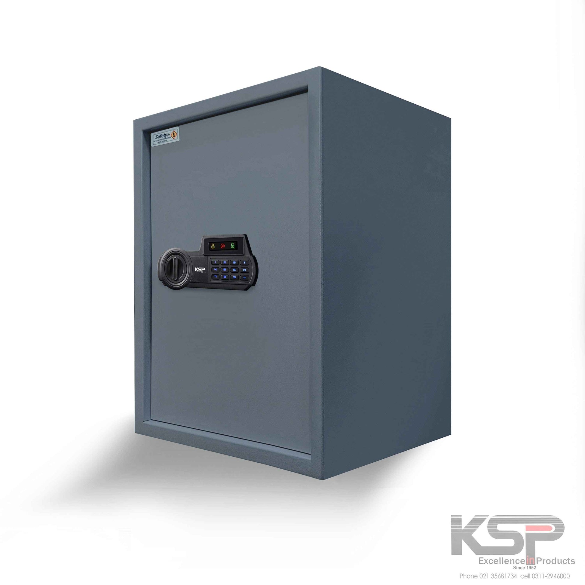 KSPSafe&Vault Digital Locker EGN-50N secure gray digital safe with keypad lock system