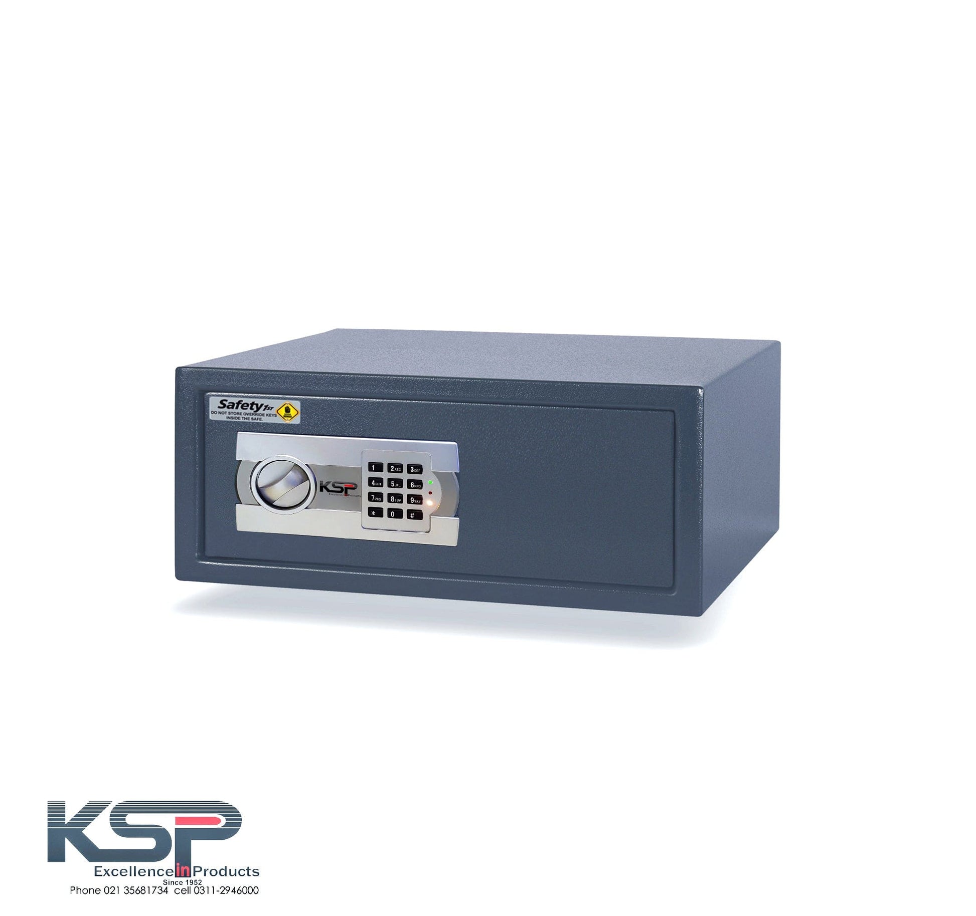 KSP Safe&Vault Digital Safe Locker EGL-40 with electronic keypad and steel construction for secure storage