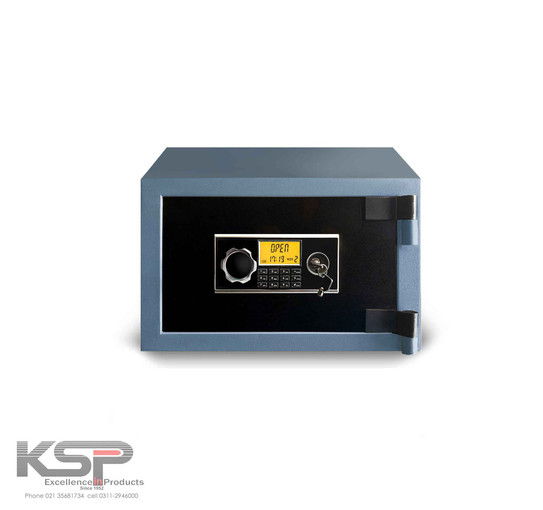 KSPSafe Vault compact electronic Security Safes with digital keypad rotary handle and key lock