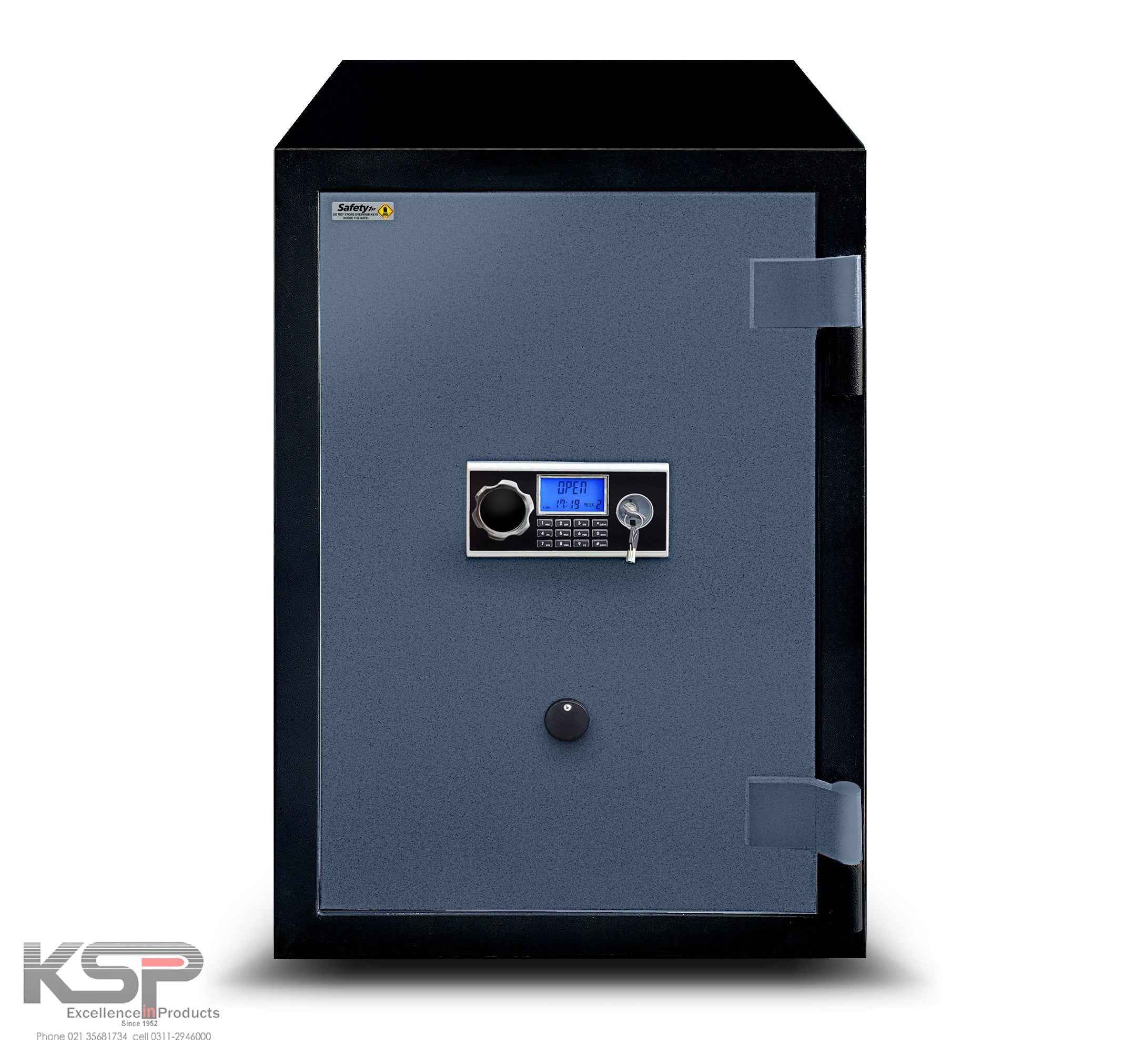 KSPSafe and Vault Digital Fire Resistence FRD-36 security safe with electronic keypad and steel door