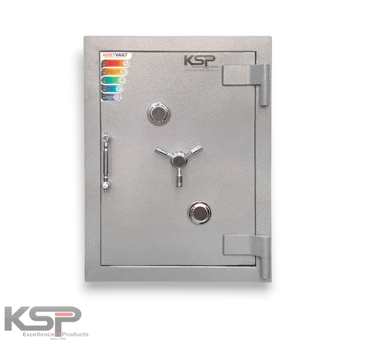 KSP Key Fire Resistance FR-27 Security Safe with Biometric Keypad and Gray Finish