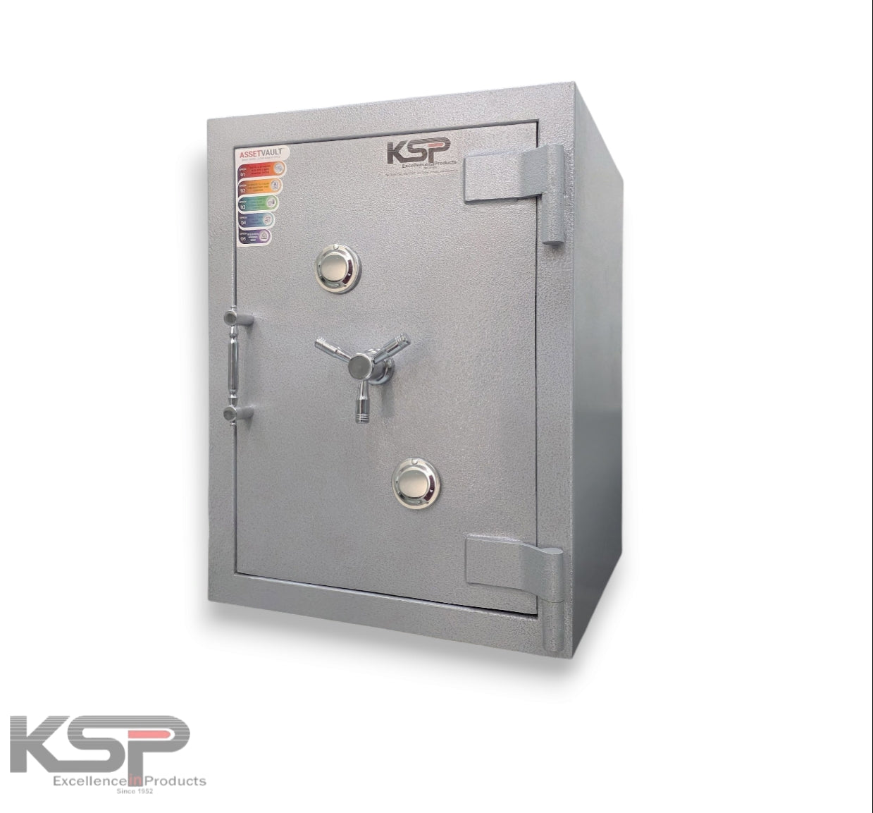 KSP Key Fire Resistance FR-27 Safe with keypad in gray color for enhanced security